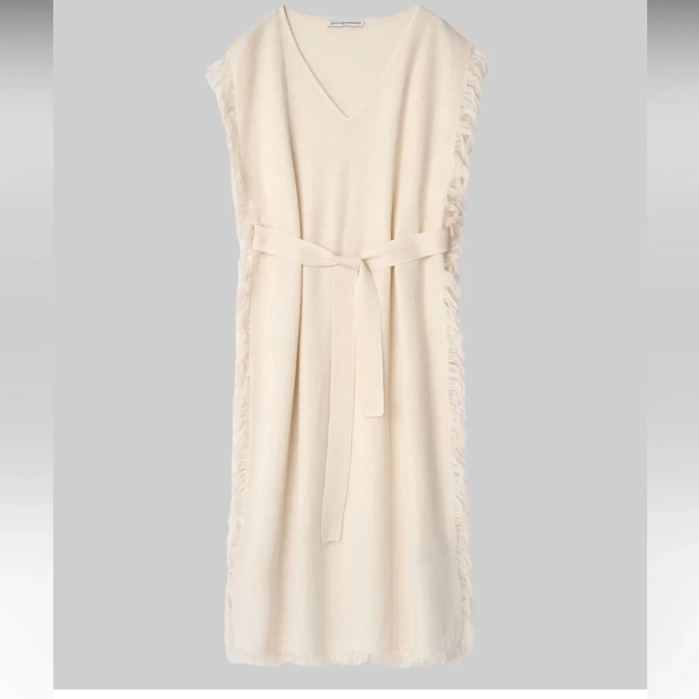 Adolfo Dominguez linen fringe dress - Picture 3 of 7